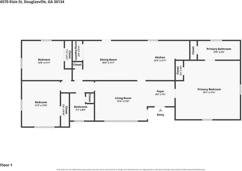 6570 Elsie St, Douglasville, GA 30134