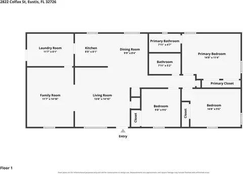 2822 Colfax St, Eustis, FL 32726 photo 2