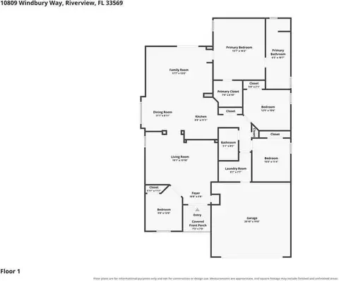 10809 Windbury Way, Riverview, FL 33569