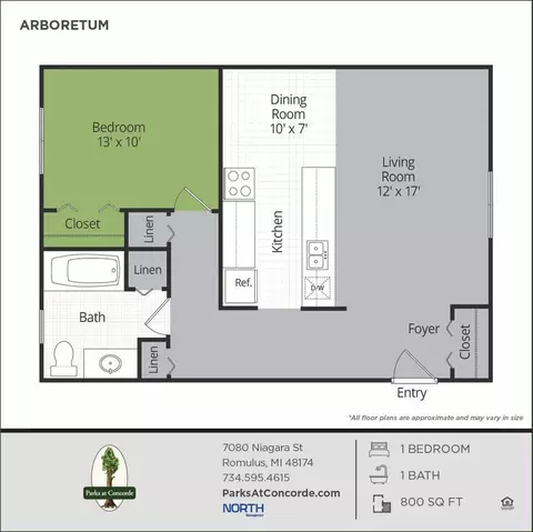 7080 Niagara St, Romulus, MI 48174