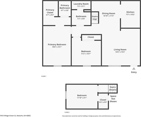 1015 Village Green Ct, Newark, OH 43055