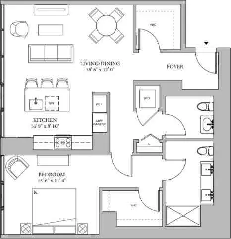 164 N Peoria St #1-1-5, Chicago, IL 60607