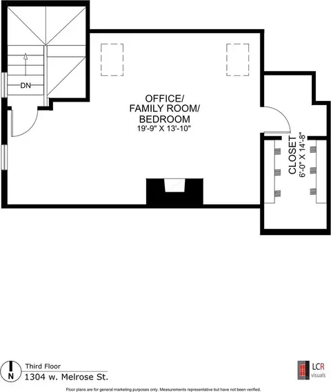 1304 W Melrose St #2R, Chicago, IL 60657