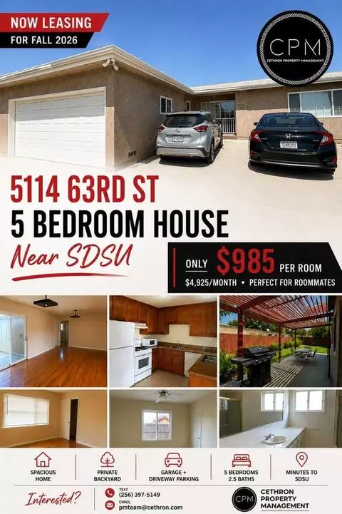 5114 63rd St, San Diego, CA 92115
