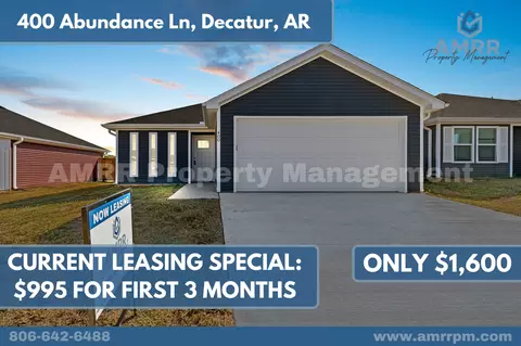 400 Abundance Ln, Decatur, AR 72722