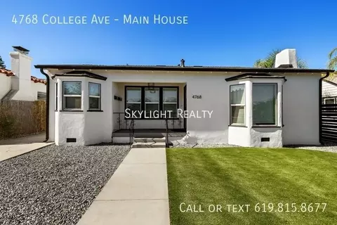 4768 College Ave #MAIN, San Diego, CA 92115