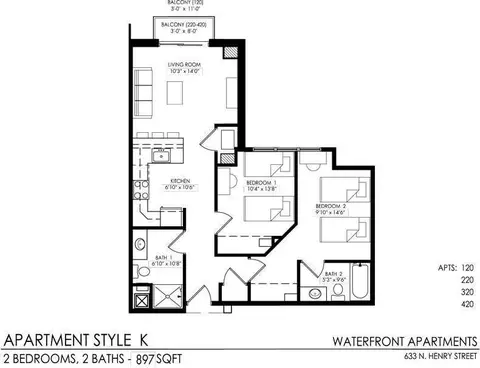 633 N Henry St, Madison, WI 53703
