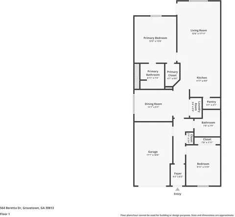502 Beretta Dr, Grovetown, GA 30813