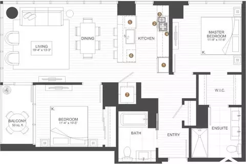 369 W Grand Ave #2BD2BATH, Chicago, IL 60654
