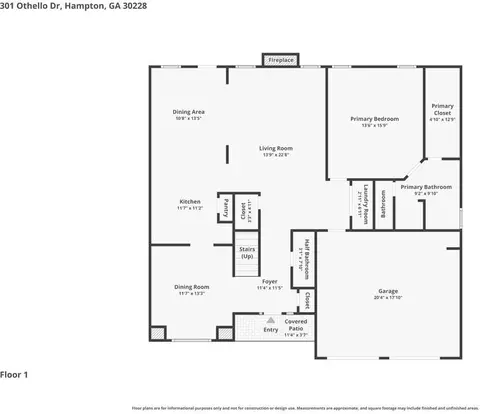 301 Othello Dr, Hampton, GA 30228 photo 2