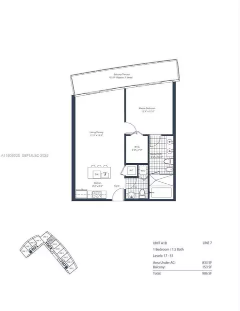 888 Biscayne Blvd #3007, Miami, FL 33132