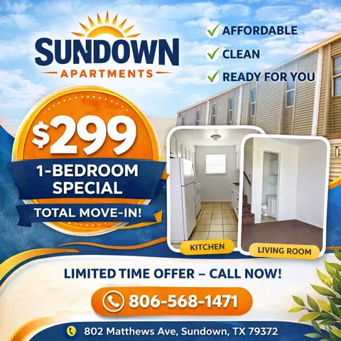 802 Matthew St, Sundown, TX 79372