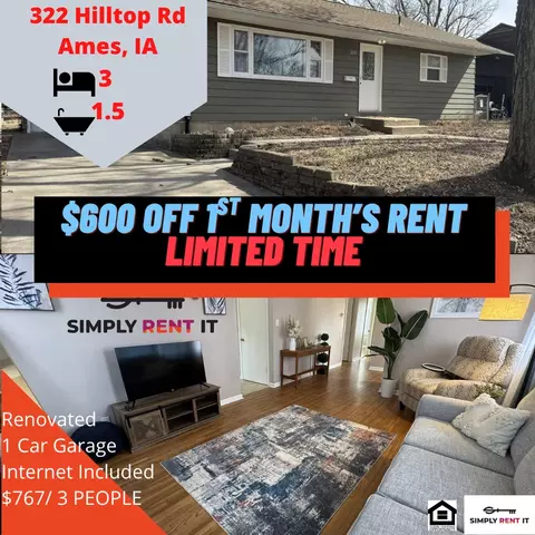 322 Hilltop Rd, Ames, IA 50014