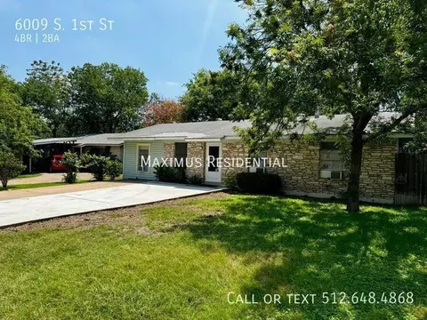 6009 S 1st St, Austin, TX 78745