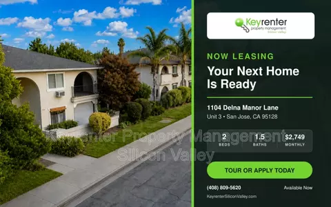 1104 Delna Manor Ln #3, San Jose, CA 95128