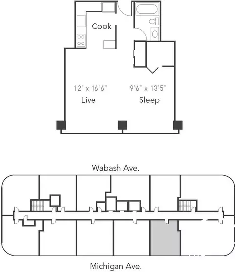 1212 S Michigan Ave #2404, Chicago, IL 60605