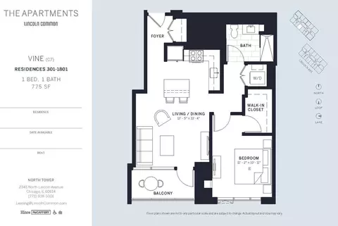 2345 N Lincoln Ave #A2-1101, Chicago, IL 60614
