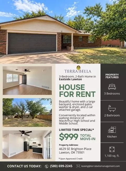 4629 SE Brighton Pl, Lawton, OK 73501