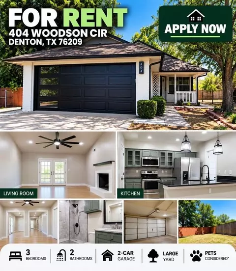 404 Woodson Cir, Denton, TX 76209
