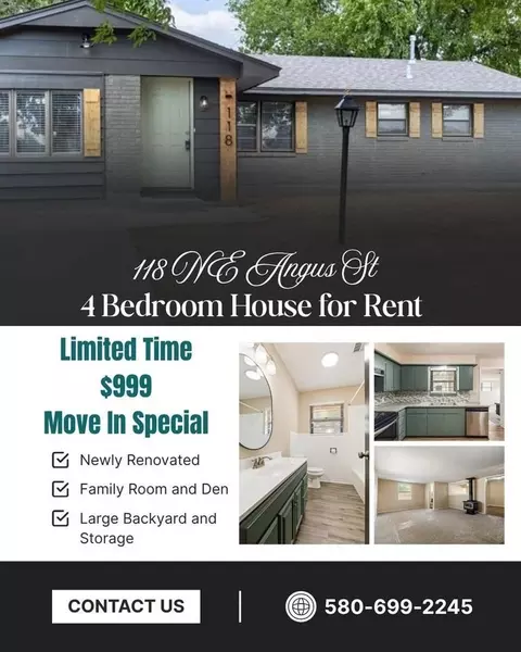 118 NE Angus St, Lawton, OK 73507