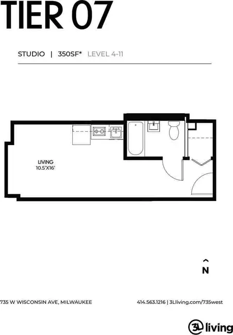 735 W Wisconsin Ave, Milwaukee, WI 53233