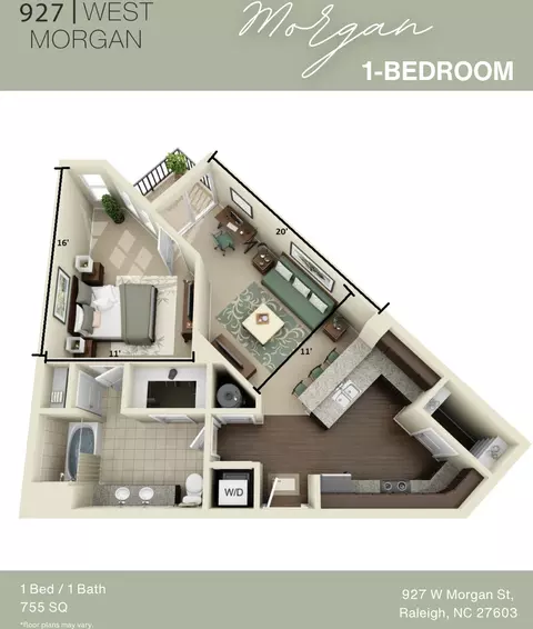 927 W Morgan St, Raleigh, NC 27603