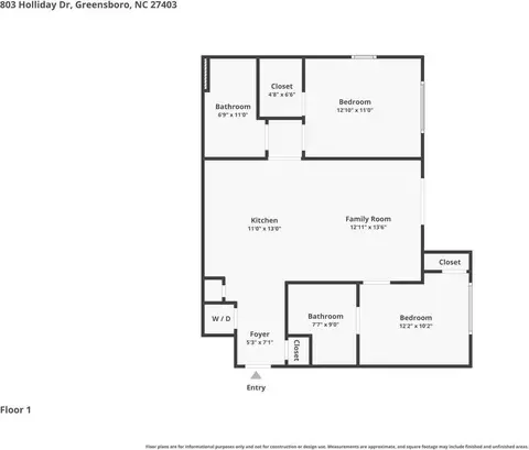 803 Holliday Dr, Greensboro, NC 27403