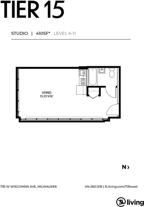735 W Wisconsin Ave, Milwaukee, WI 53233