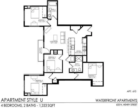 633 N Henry St, Madison, WI 53703