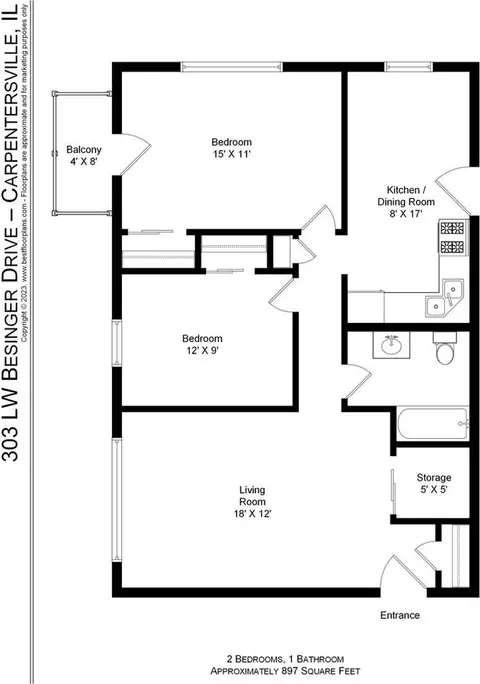 303 Lw Besinger Dr, Carpentersville, IL 60110
