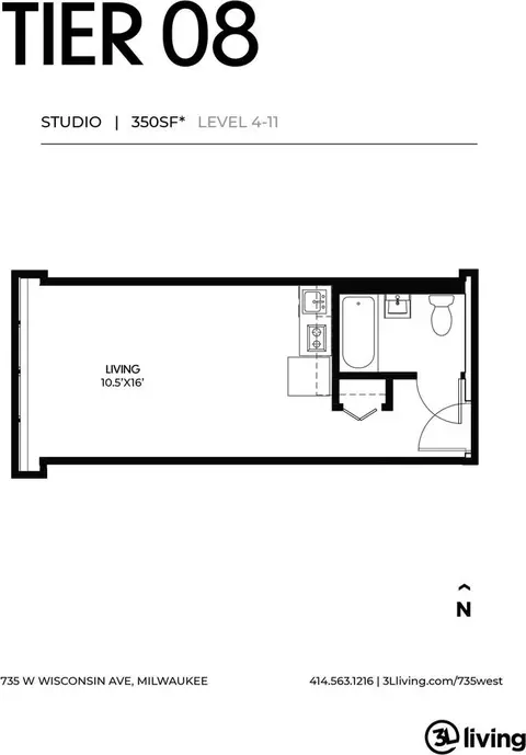 735 W Wisconsin Ave, Milwaukee, WI 53233