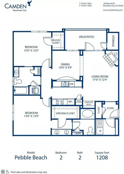 100 Merrick Dr, Peachtree City, GA 30269