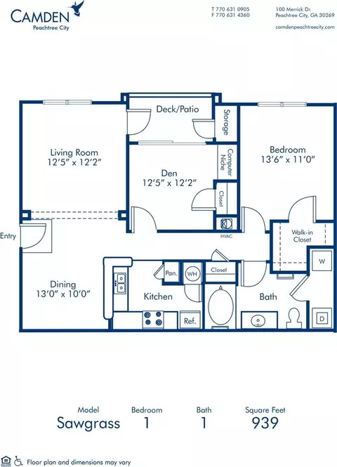 100 Merrick Dr, Peachtree City, GA 30269