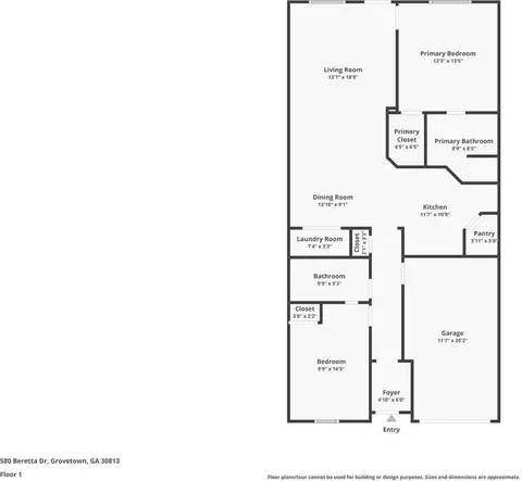 502 Beretta Dr, Grovetown, GA 30813