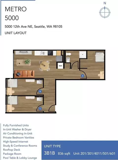 5000 12th Ave NE, Seattle, WA 98105