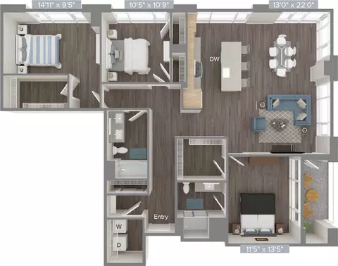 555 President St, Baltimore, MD 21202