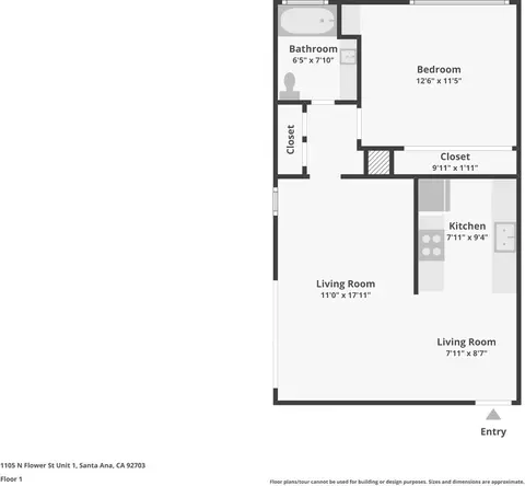 1105 N Flower St, Santa Ana, CA 92703