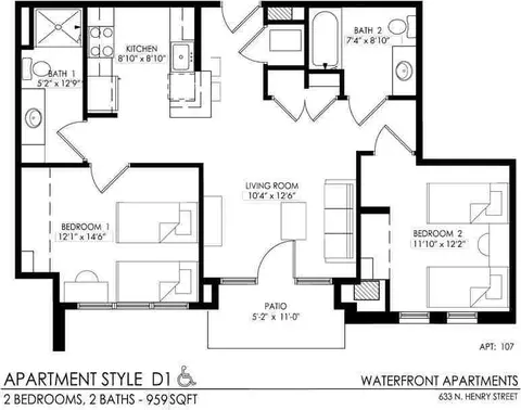 633 N Henry St, Madison, WI 53703