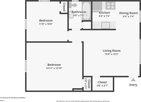 71 Lakeland Rd, Blackwood, NJ 08012