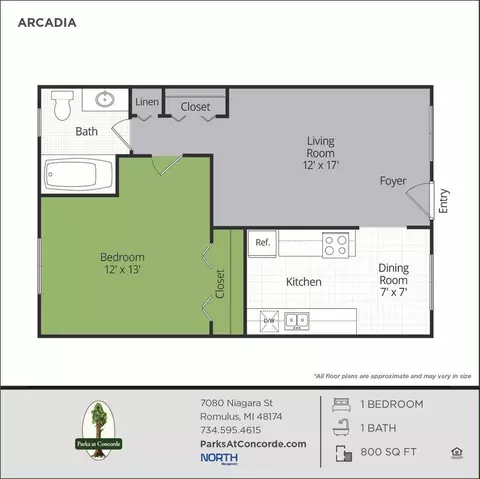 7080 Niagara St, Romulus, MI 48174