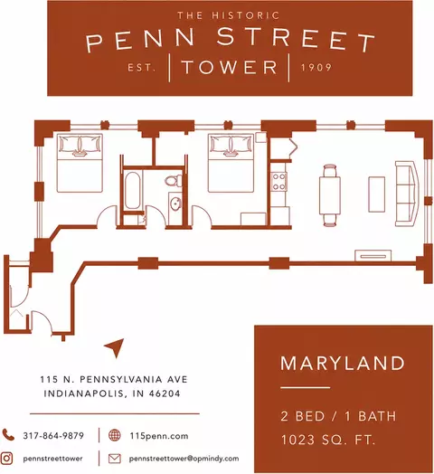 115 N Pennsylvania St, Indianapolis, IN 46204