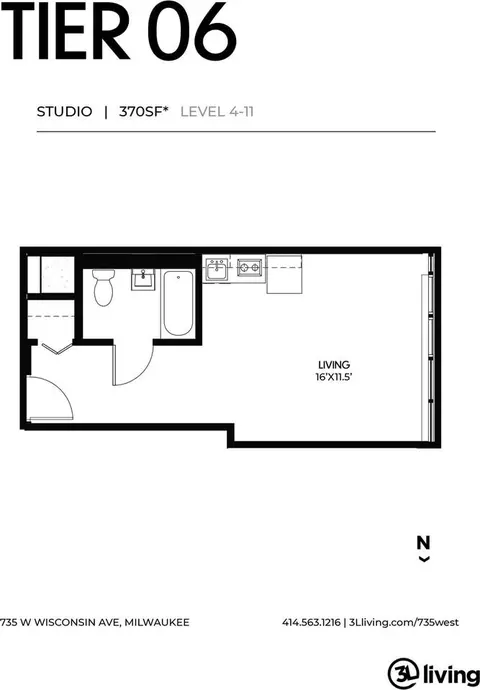 735 W Wisconsin Ave, Milwaukee, WI 53233
