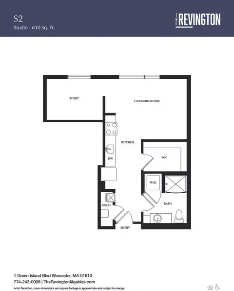 1 Green Island Blvd, Worcester, MA 01610