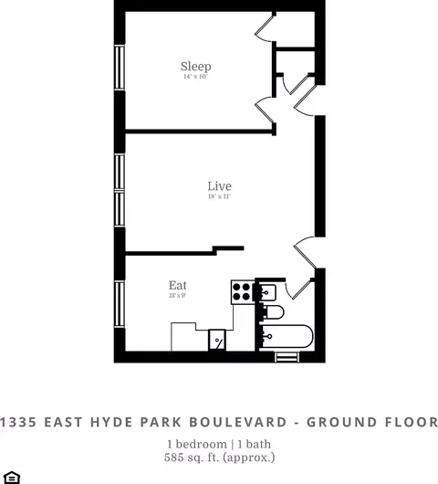 1310 E Hyde Park Blvd, Chicago, IL 60615