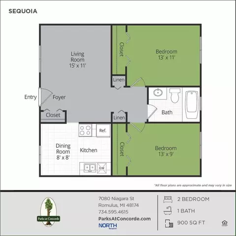 7080 Niagara St, Romulus, MI 48174