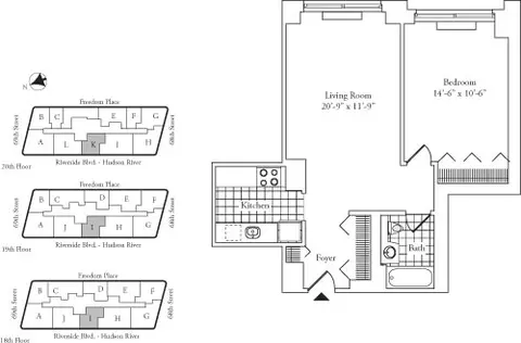 180 Riverside Blvd, New York, NY 10069