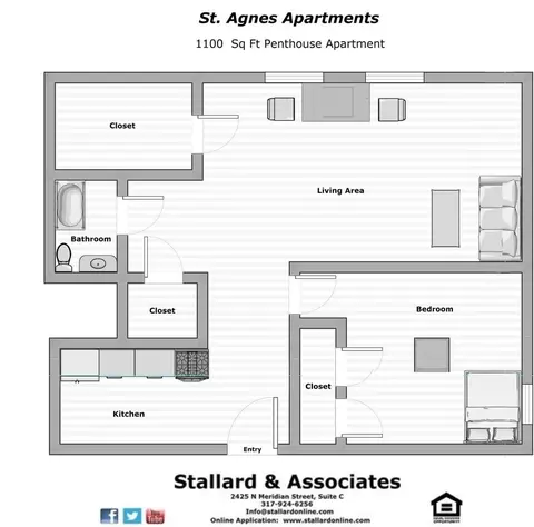 1350 N Meridian St, Indianapolis, IN 46202