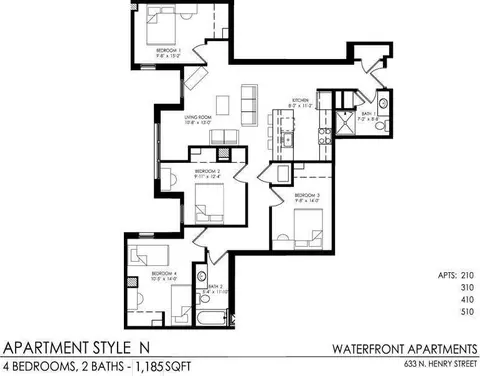 633 N Henry St, Madison, WI 53703