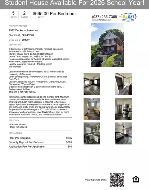 2972 Deckebach Ave, Cincinnati, OH 45220