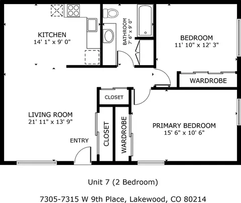 7305 W 9th Pl, Lakewood, CO 80214